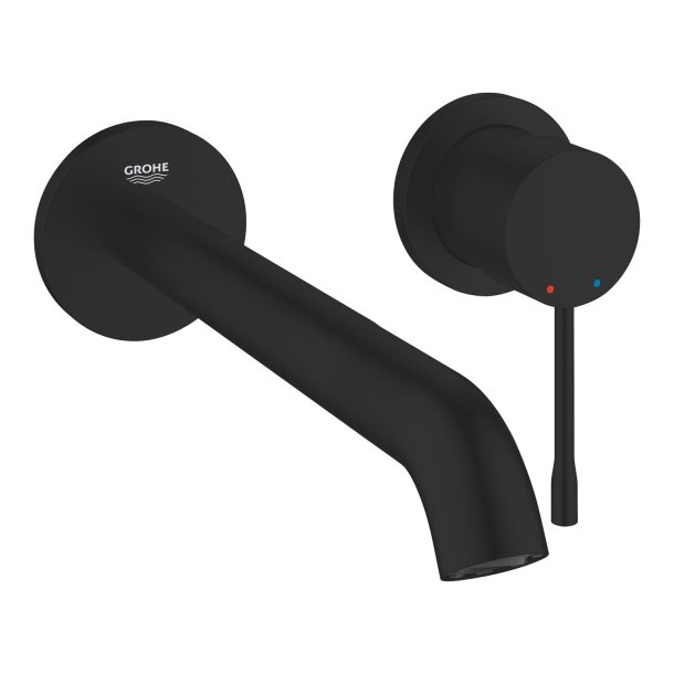 GROHE Essence med push-open bundventil - 230 mm fremspring - L-Size - Indbygning - Phantom black