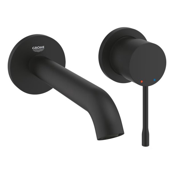 GROHE Essence med push-open bundventil - 180 mm fremspring - M-Size - Indbygning - Phantom black