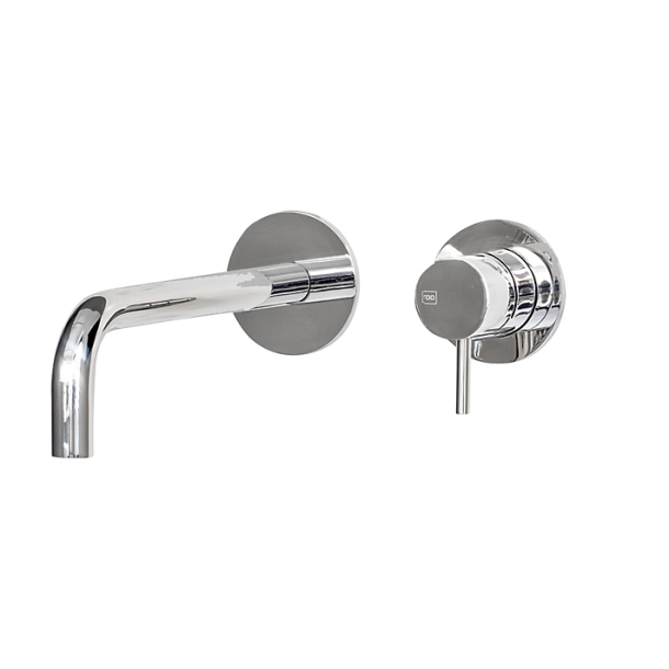 QTOO Circle med push-open bundventil - Indbygning - Poleret rustfri st�l