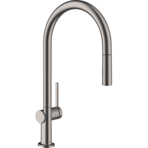 hansgrohe Talis M54 210 med udtr�kstud - K�kken - B�rstet sort krom