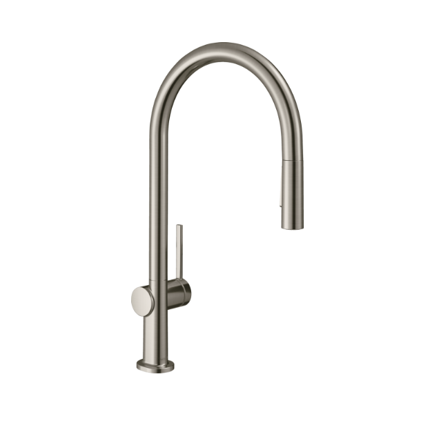hansgrohe Talis M54 210 med udtrk - Rustfrit stl