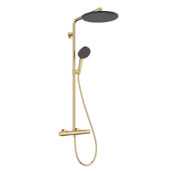 hansgrohe Raindance Alive S Puro Showerpipe 300 EcoSmart - Poleret guld-optik