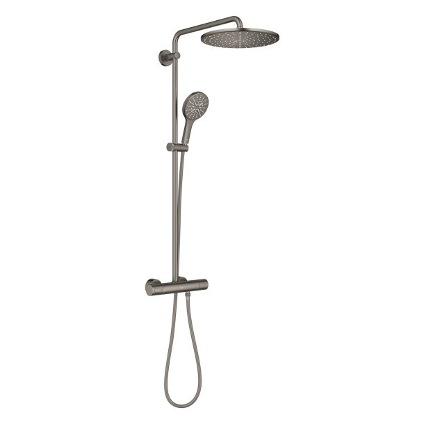 GROHE Rainshower SmartActive 310 brusesystem med termostat - B�rstet hard grahpite