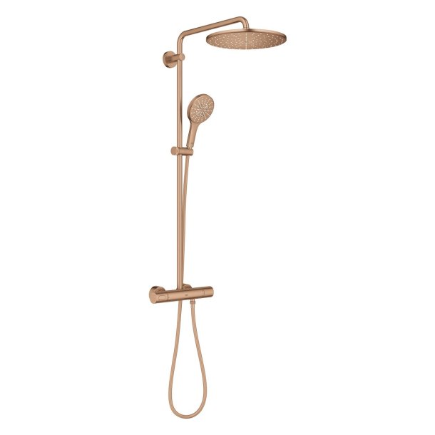 GROHE Rainshower SmartActive 310 brusesystem med termostat - B�rstet warm sunset