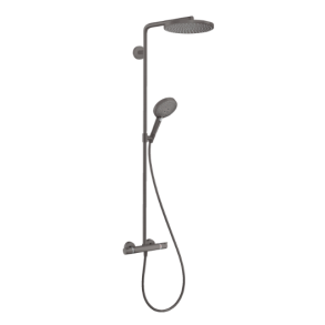 hansgrohe Raindance Select S Showerpipe 240 PowderRain - 16 l/min - B�rstet sort krom