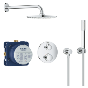 GROHE Grohtherm sampak med RainShower Cosmopolitan 210 (krom)