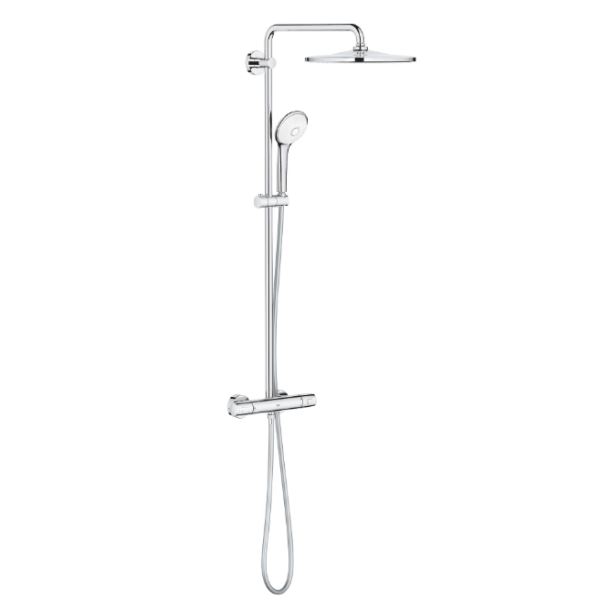 GROHE Euphoria 310 brusesystem med termostat til v�gmontering - Krom