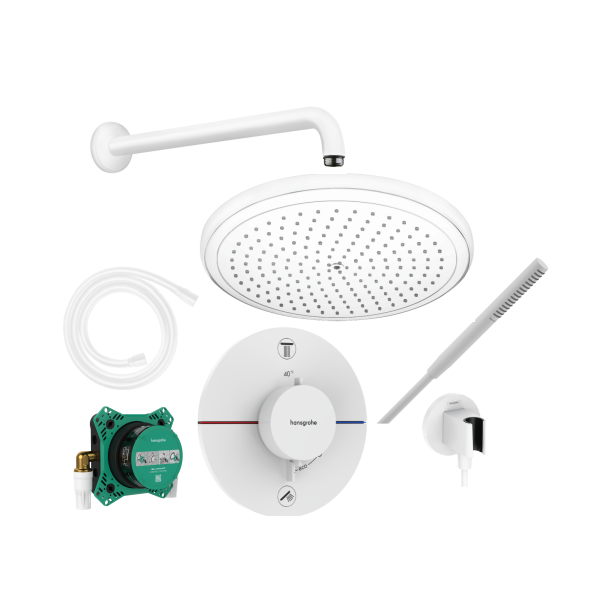 hansgrohe ShowerSelect Comfort S, Croma 280 og Pulsify S - Indbygning - Mathvid
