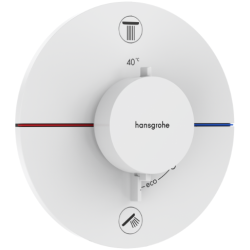 hansgrohe Croma 280 med ShowerSelect Comfort S og Pulsify S stavbruser - Indbygning - Mathvid