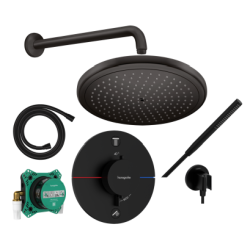 hansgrohe Croma �280 med ShowerSelect Comfort S og Pulsify S stavbruser