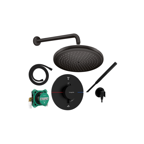hansgrohe ShowerSelect Comfort S, Croma 280 og Pulsify S - Indbygning - Matsort