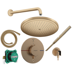 hansgrohe Croma �280 med ShowerSelect Comfort S og Pulsify S stavbruser