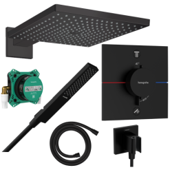 hansgrohe Raindance E300 med ShowerSelect Comfort E og Pulsify E stavbruser