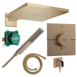 hansgrohe Raindance E300 med ShowerSelect Comfort E og Pulsify E stavbruser