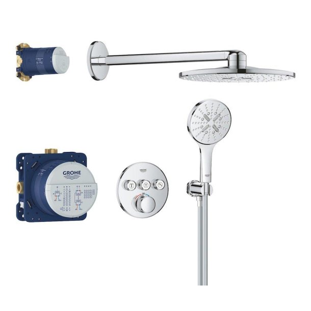 GROHE Grohtherm SmartControl med Rainshower SmartActive 310  - Indbyning - Krom