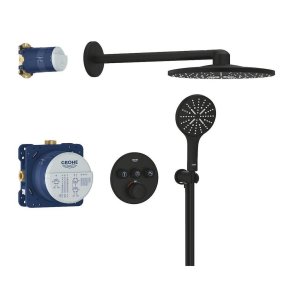 GROHE Grohtherm SmartControl med Rainshower SmartActive 310  - Indbyning - Phantom black