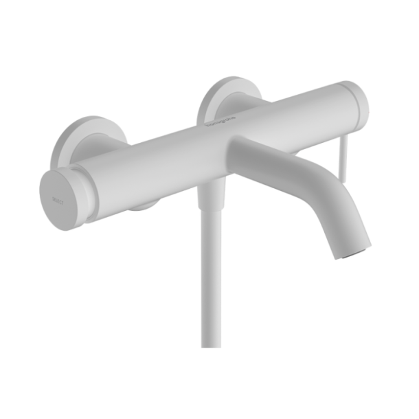 hansgrohe Tecturis S kar-/brusetermostat med bruser, holder og slange - Mathvid