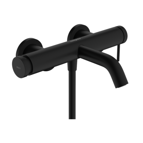 hansgrohe Tecturis S kar-/brusetermostat med bruser, holder og slange - Matsort