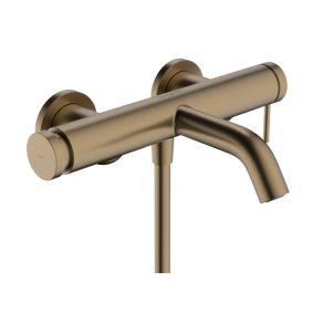 hansgrohe Tecturis S kar-/brusetermostat med bruser, holder og slange - B�rstet bronze