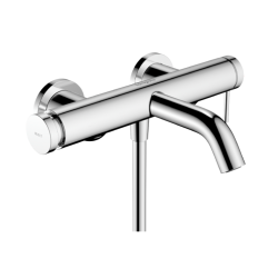 hansgrohe Tecturis S kar-/brusetermostat med bruser, holder og slange - Krom
