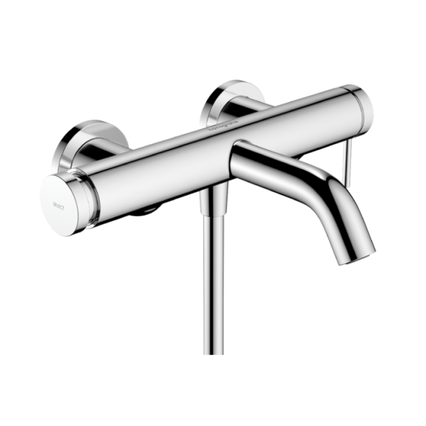 hansgrohe Tecturis S kar-/brusetermostat med bruser, holder og slange - Krom