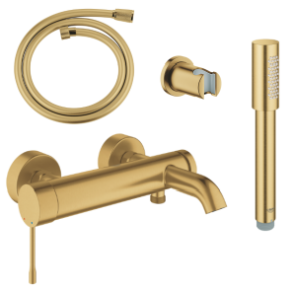 GROHE Essence New etgrebsarmatur til kar og brus - B�rstet cool sunrise