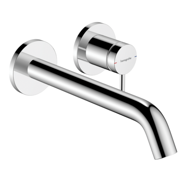 hansgrohe Tecturis S 1-grebs 2-huls-hndvaskarmatur EcoSmart+ push-open bundventil