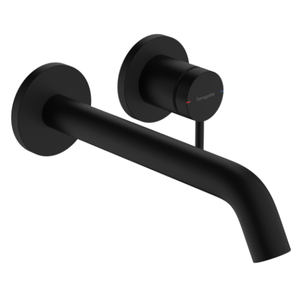 hansgrohe Tecturis S EcoSmart+ med push-open bundventil - Indbygning - Matsort