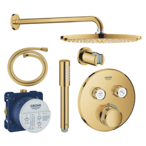 GROHE SmartActive m/RainShower Cosmopolitan 310 og RainShower Aqua Stick h�ndbruser