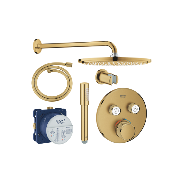 GROHE SmartActive m/RainShower Cosmopolitan 310 og RainShower Aqua Stick h�ndbruser