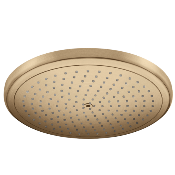 hansgrohe Croma 280 med ShowerSelect Comfort S og Pulsify S stavbruser - Indbygning - B�rstet bronze