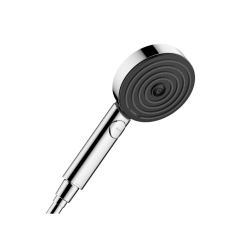 hansgrohe Tecturis S kar-/brusetermostat med bruser, holder og slange - Krom