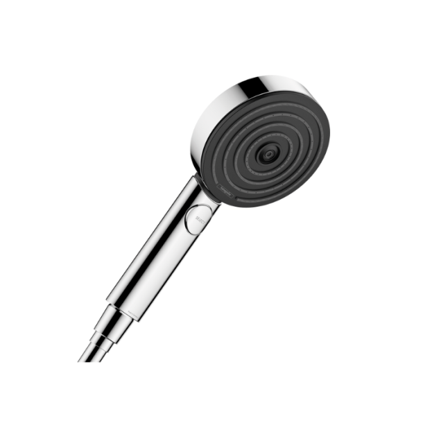 hansgrohe Tecturis S kar-/brusetermostat med bruser, holder og slange - Krom