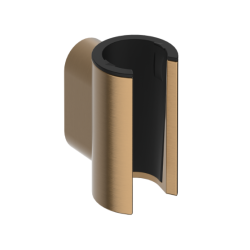 hansgrohe Tecturis S kar-/brusetermostat med bruser, holder og slange - B�rstet bronze