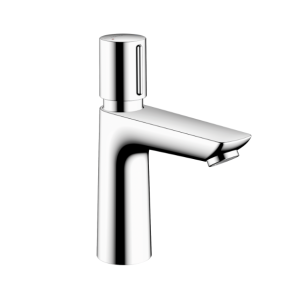 hansgrohe Talis E med push-open bundventil - Selvlukkende armatur - Krom