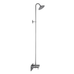 Frostline EQI udend�rsbruser med synlig stang - v�gh�ngt (glasbl�st rustfrit st�l)