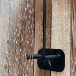 Frostline DUO udend�rsbruser med synlig stang - Usynlig indvendig installation - Matsort