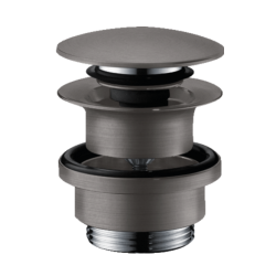 hansgrohe Talis E 110 med push-open bundventil - B�rstet sort krom