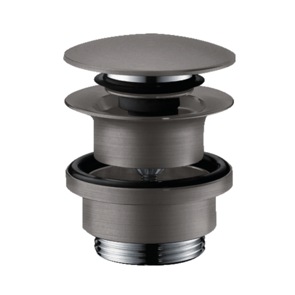 hansgrohe Talis E 110 med push-open bundventil - B�rstet sort krom