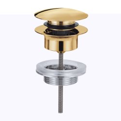 GROHE Essence med push-open bundventil - 180 mm fremspring - M-Size - Indbygning - Poleret cool sunrise