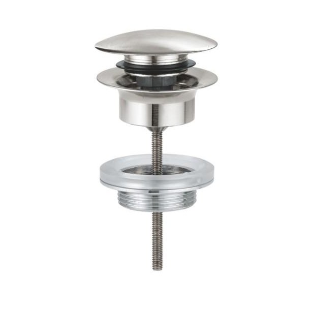 GROHE Essence med push-open bundventil - 180 mm fremspring - M-Size - Indbygning - Super steel
