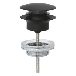 GROHE Essence med push-open bundventil - 180 mm fremspring - M-Size - Indbygning - Phantom black