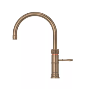 Quooker Classic Fusion Round - Bruneret messing