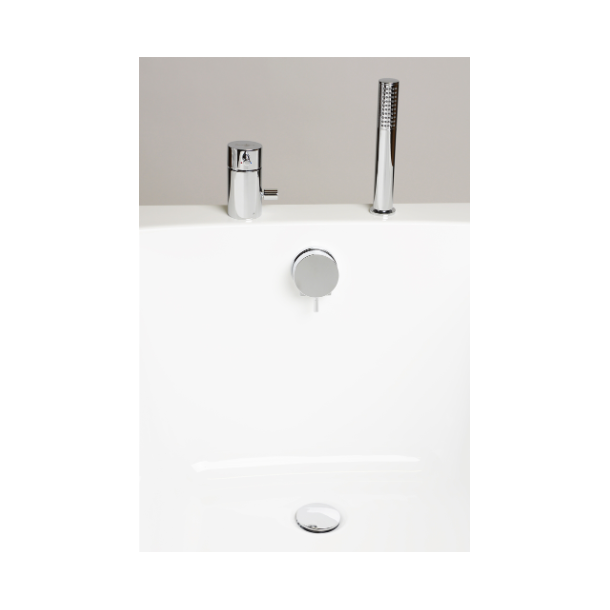 Danline Copenhagen badekar med spa/luft inkl. armatur i karkant