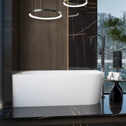 Danline Vega Corner V 1800 inkl. armatur i karkant