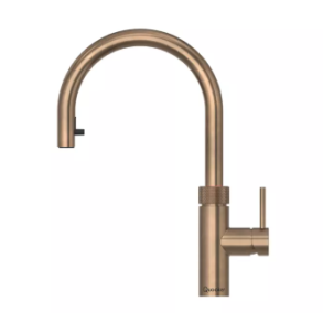 Quooker Flex Round - Bruneret messing