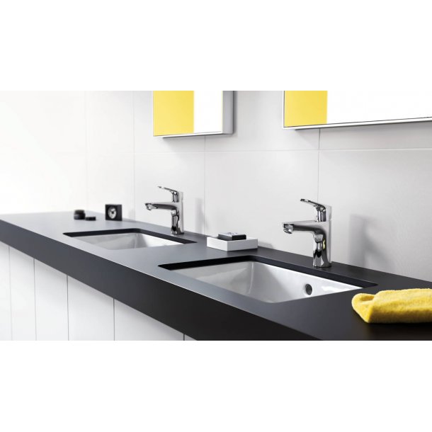 hansgrohe Focus 100 med l�ft-op bundventil - Krom