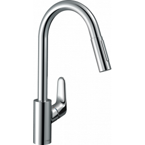 hansgrohe Focus M41 240 med udtr�ksbruser - K�kken - Krom