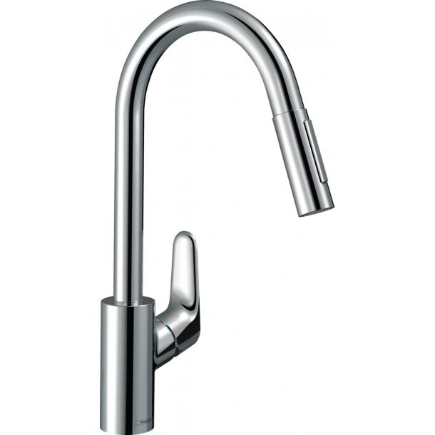 hansgrohe Focus M41 1-grebs kkkenarmatur 240 med udstksbruser, 2jet