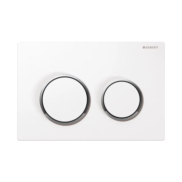 STANDARD - Geberit Omega 20 betjeningsplade (hvid/krom/hvid)